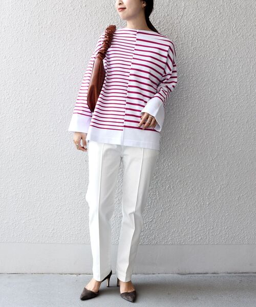 SHIPS（シップス）の「*スーパーストレッチセンターステッチデニム◇（デニムパンツ・レディース・ライトブルー/オフホワイト/ダークブルー・SMALL/MEDIUM/LARGE）」の22枚目の写真