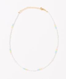 カラフルビーズネックレス