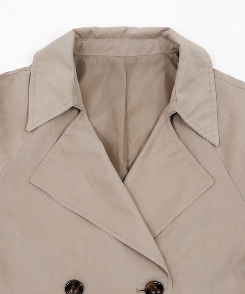 Fashion Letter（ファッションレター）の「オーバーサイズロングトレンチコート（トレンチコート・レディース・サンドベージュ/ベージュ/グレイッシュベージュ/ブルー/カーキ・M/L）」の15枚目の写真