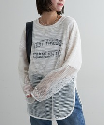 CIAOPANIC TYPY | □【新色追加】コットンメッシュ編みカットソー(Tシャツ/カットソー)