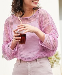 CIAOPANIC TYPY | □コットンメッシュ編みカットソー(Tシャツ/カットソー)