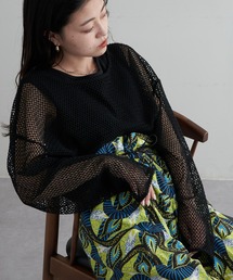 CIAOPANIC TYPY | コットンメッシュ編みカットソー(Tシャツ/カットソー)