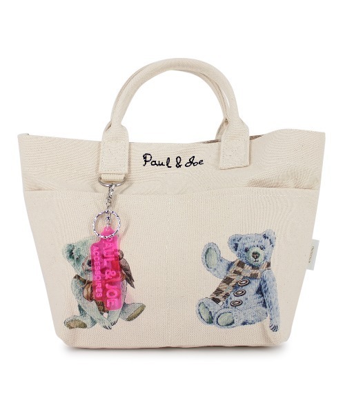 PAUL & JOE ACCESSOIRES（ポールアンドジョーアクセソワ）の「PAUL & JOE ACCESSOIRES (ポール＆ジョーアクセソワ) ミニトート キャンバス PJA-B611 レディース バッグ　かばん ブランド（トートバッグ・レディース・ブラウン/グリーン・FREE）」の18枚目の写真