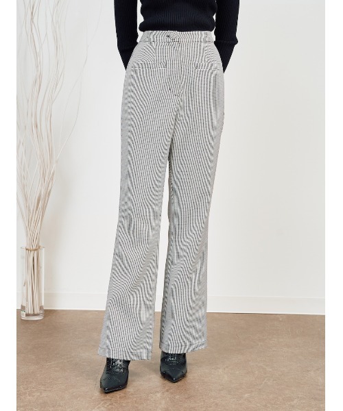 Darich(ダーリッチ)の「フロントポケットフレアパンツ(その他パンツ・レディース・ブラック/ベージュ・FREE/XS/FS)」の2枚目の写真