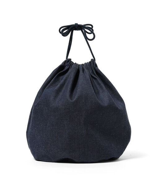 SETTO（セット）の「SETTO × fennica / 別注 2トーンカラー 巾着バッグ M（トートバッグ・レディース・その他/その他1・ONE SIZE）」の4枚目の写真