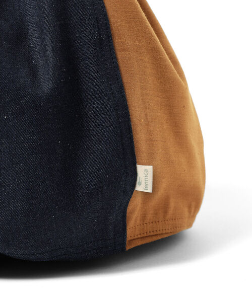 SETTO（セット）の「SETTO × fennica / 別注 2トーンカラー 巾着バッグ M（トートバッグ・レディース・その他/その他1・ONE SIZE）」の7枚目の写真