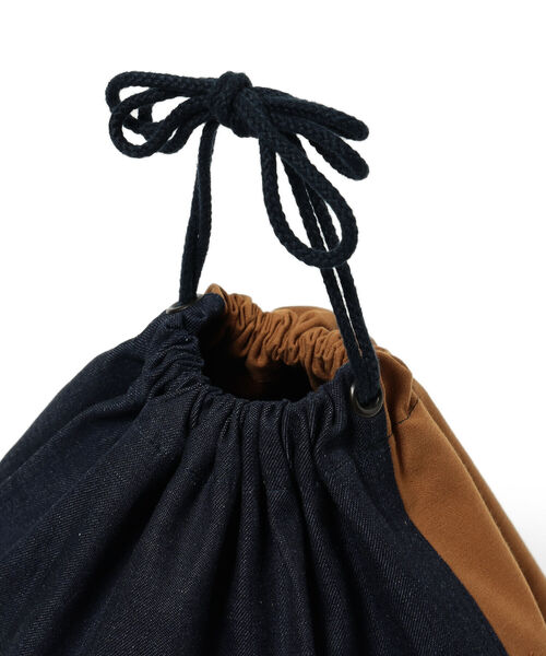 SETTO（セット）の「SETTO × fennica / 別注 2トーンカラー 巾着バッグ M（トートバッグ・レディース・その他/その他1・ONE SIZE）」の8枚目の写真