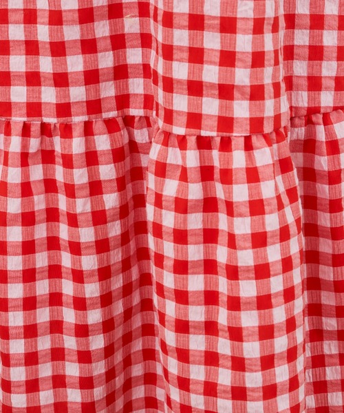 MERLOT(メルロー)の「ギンガムキャミワンピース(ワンピース・レディース・レッド/ブルー・FREE)」の16枚目の写真