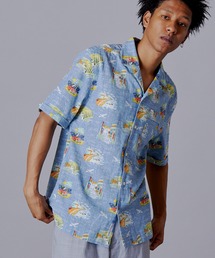 ペンギン バイ マンシングウェア アロハプリントオープンカラーシャツ メンズ ユニセックス ウェア スポーツウェア ゴルフ