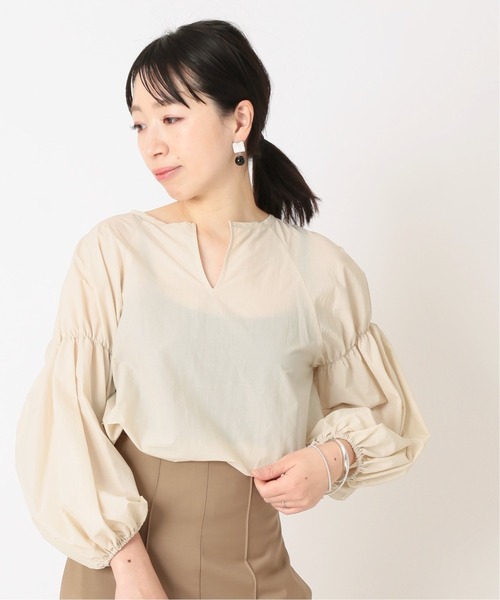 コットンナイロンタフタブラウス シャツ ブラウス トップス Standard Standard Journal Standard L Essage ジャーナル