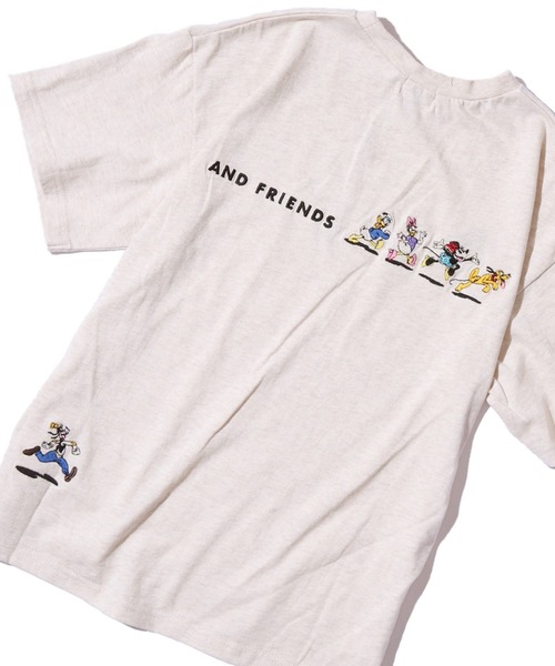 F.O.KIDS(エフオーキッズ)の「F.O.KIDS/エフオーキッズ ディズニーキャラクター 刺繍 Tシャツ(Tシャツ/カットソー・キッズ・ライトブルー/ベージュ/オレンジ・120/140)」の6枚目の写真
