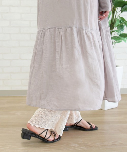 sango（sango）の「レースニットフレアパンツ（その他パンツ・レディース・ブラック/アイボリー・FREE）」の21枚目の写真