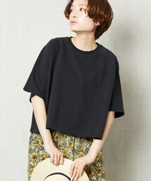 FREAK'S STORE（フリークスストア）の「▽【WEB限定】USAコットンショート丈BIGTシャツ（Tシャツ/カットソー）」
