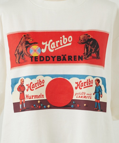 ear PAPILLONNER（イアパピヨネ）の「"HARIBO（ハリボー）" プリント 白Tシャツ（Tシャツ/カットソー・レディース・ホワイト・FREE）」の9枚目の写真