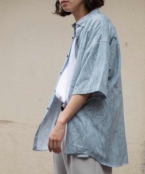 WEGO（ウィゴー）の「WEGO/総柄BIGシャツ（シャツ/ブラウス・メンズ・その他6/その他2/その他5/その他9/その他10/その他1/その他8/その他7/その他3/その他4/その他16/その他17/その他18/その他11/その他12/その他13/その他14/その他15・MEDIUM/LARGE）」の12枚目の写真