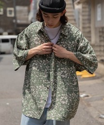 WEGO/総柄BIGシャツ