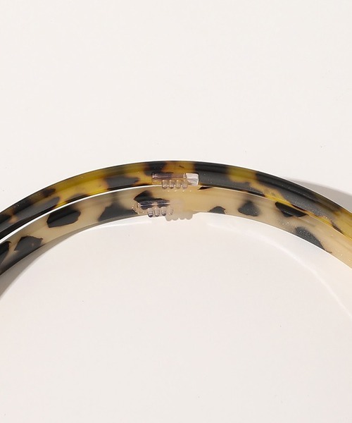 TONE SELECT GOODS（トーンセレクトグッズ）の「【float】細 マーブル べっ甲 カチューシャ（カチューシャ・レディース・ホワイト/ブラウン系1/ブラウン系2/ベージュ・FREE）」の5枚目の写真