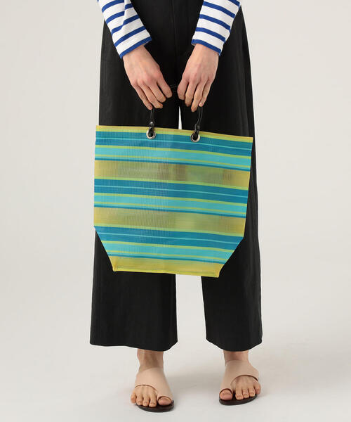 TOMORROWLAND （トゥモローランド）の「BONCHEY ボリビアンバザーバッグ（トートバッグ・レディース・ミント/グリーン系その他3/ブルー系その他2・FREE）」の4枚目の写真