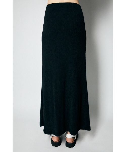 MOUSSY（マウジー）の「STRECH CRAPE スカート（スカート・レディース・ブラック/アイボリー/オレンジ・2/1）」の4枚目の写真