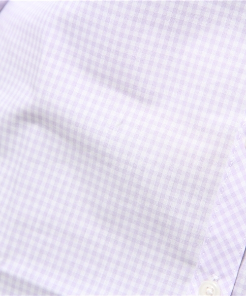 earth music&ecology(アースミュージックアンドエコロジー)の「【シャキシャキシャツ】ギンガムチェック(シャツ/ブラウス・レディース・ライトピンク/イエロー/レッド/グリーン/サックスブルー/ラベンダー/ネイビー/ブラック・MEDIUM/SMALL)」の21枚目の写真