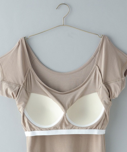 A part by（アパートバイ）の「underwear_モダールアセトリフレンチTシャツ 271927（その他アンダーウェア/インナー・レディース・ブラック/ベージュ・MEDIUM/LARGE）」の13枚目の写真