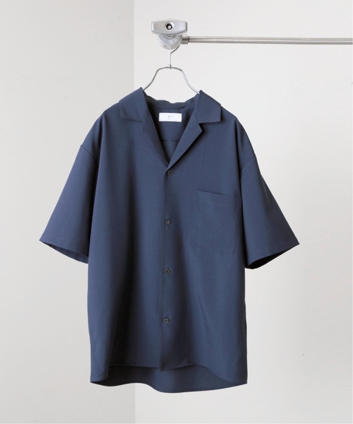 417 EDIFICE(フォーワンセブンエディフィス)の「《追加販売》【Reflax / リフラクス】オープンカラーシャツ(シャツ/ブラウス・メンズ・ベージュ/グレー系その他/イエロー/グレー/ネイビー/ライトグレー・X-LARGE/MEDIUM/LARGE/SMALL)」の5枚目の写真