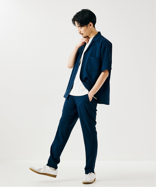 417 EDIFICE(フォーワンセブンエディフィス)の「《追加販売》【Reflax / リフラクス】オープンカラーシャツ(シャツ/ブラウス・メンズ・ベージュ/グレー系その他/イエロー/グレー/ネイビー/ライトグレー・X-LARGE/MEDIUM/LARGE/SMALL)」の8枚目の写真