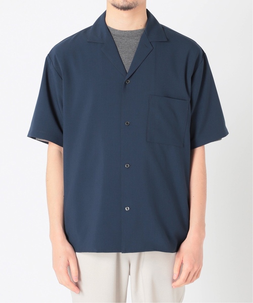 417 EDIFICE(フォーワンセブンエディフィス)の「《追加販売》【Reflax / リフラクス】オープンカラーシャツ(シャツ/ブラウス・メンズ・ベージュ/グレー系その他/イエロー/グレー/ネイビー/ライトグレー・X-LARGE/MEDIUM/LARGE/SMALL)」の17枚目の写真