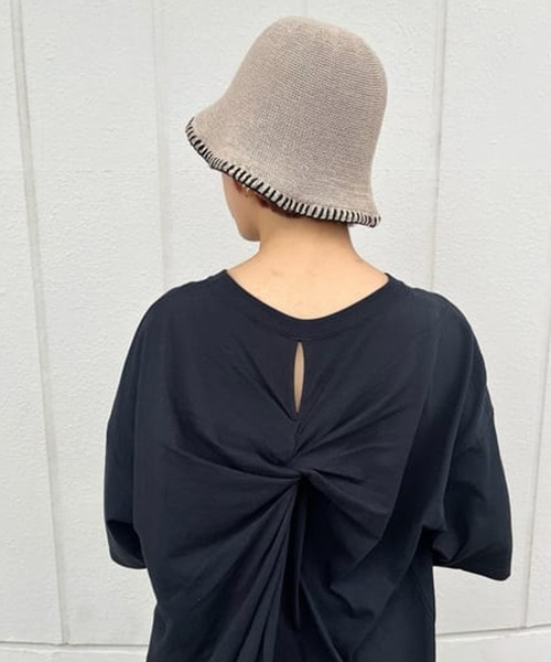 RODEO CROWNS WIDE BOWL（ロデオクラウンズワイドボウル）の「バックツイストワンピース（ワンピース・レディース・ホワイト/ブラウン/ブラック・FREE）」の8枚目の写真