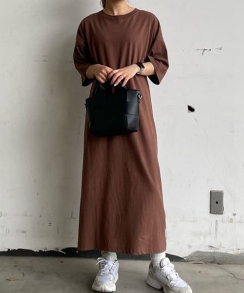 RODEO CROWNS WIDE BOWL（ロデオクラウンズワイドボウル）の「バックツイストワンピース（ワンピース・レディース・ホワイト/ブラウン/ブラック・FREE）」の16枚目の写真