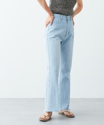 natural couture | セルフカットフレアデニムパンツ(デニムパンツ)