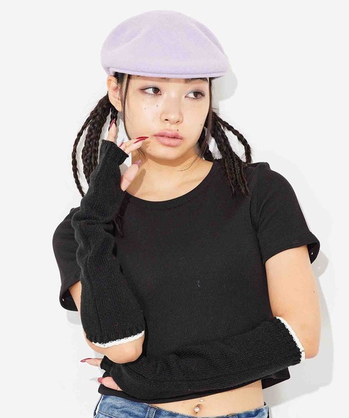 X-girl（エックスガール）の「ARM WARMER（アームカバー・レディース・ブラック/イエロー/ライトパープル・ONE SIZE）」の11枚目の写真