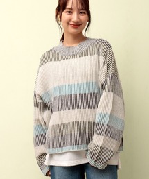チチカカ | ボーダーニットプルオーバー(ニット/セーター)