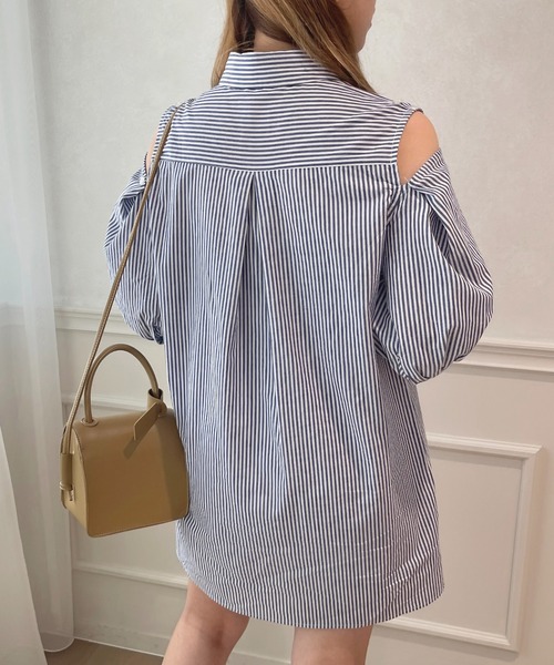 apres jour（アプレジュール）の「２WAYスリーブチュニックワンピース【ZOZOTOWN限定アイテム】（ワンピース・レディース・ピンク/ネイビー/サックスブルー/オフホワイト・X-LARGE/フリー）」の18枚目の写真