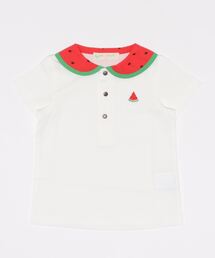 baby cheer | スイカ衿前あきTシャツ(Tシャツ/カットソー)