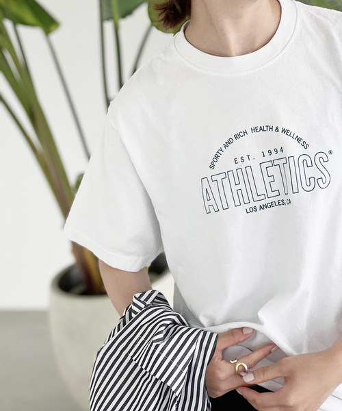 セールSporty & Rich ⁄スポーティアンドリッチ Athletics Tシャツ(Tシャツ⁄カットソー)|SPORTY&RICH( スポーティアンドリッチ)のファッション通販 - ZOZOTOWN セールSporty & Rich ⁄スポーティアンドリッチ Athletics Tシャツ(Tシャツ⁄カットソー)|SPORTY&RICH( スポーティアンドリッチ)のファッション通販 - ZOZOTOWN