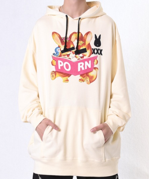MILKBOY（ミルクボーイ）の「PORN BUNNY HOODIE（パーカー・メンズ・A/B/C・FREE）」の5枚目の写真