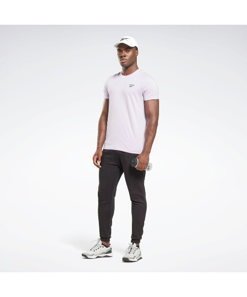 Reebok(リーボック)の「 アイデンティティ クラシックス Tシャツ / Identity Classics T-Shirt (Tシャツ/カットソー・メンズ・ブラック/ネイビー/ブルー/ホワイト/ライトパープル・SMALL/LARGE/XX-LARGE/XXX-LARGE/MEDIUM/X-LARGE/X-SMALL)」の14枚目の写真