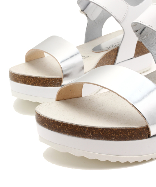 CROON A SONG（クルーンアソング）の「シャークソールサンダル（サンダル・レディース・ホワイト・37/38/36）」の6枚目の写真