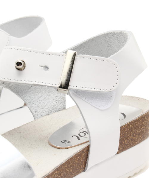 CROON A SONG（クルーンアソング）の「シャークソールサンダル（サンダル・レディース・ホワイト・37/38/36）」の5枚目の写真