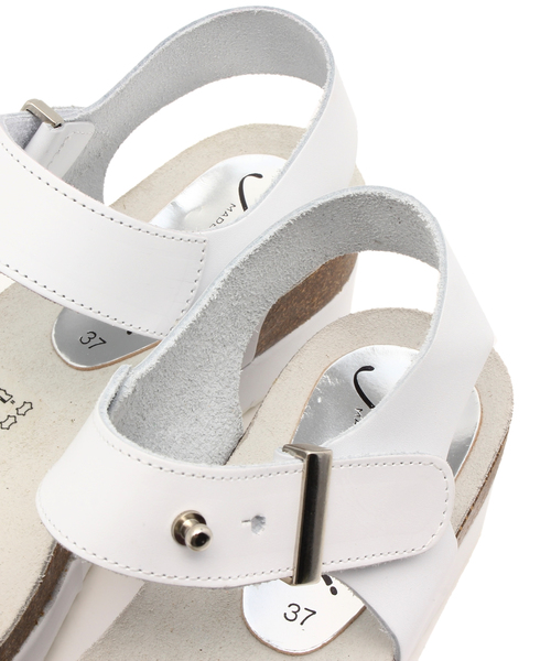 CROON A SONG（クルーンアソング）の「シャークソールサンダル（サンダル・レディース・ホワイト・37/38/36）」の4枚目の写真