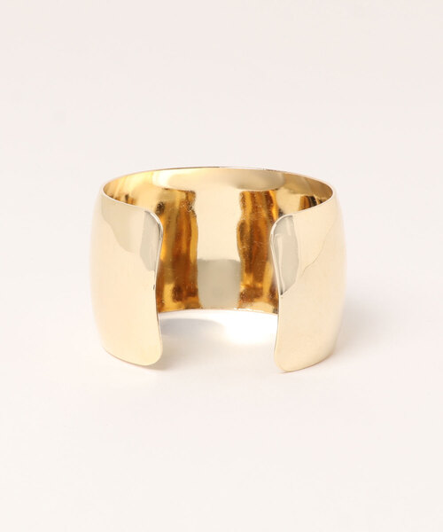 Port（ポート）の「ラウンド ワイド メタル バングル（バングル/リストバンド・レディース・シルバー/ゴールド・FREE）」の7枚目の写真