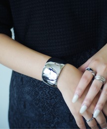 Port | ラウンド ワイド メタル バングル(バングル/リストバンド)