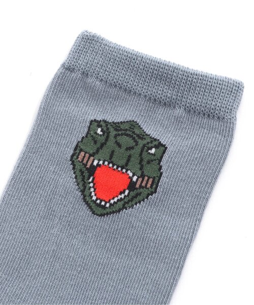 Ampersand(アンパサンド)の「インパクトフェイス ソックス(ソックス/靴下・キッズ・ブラウン/グレー/オフホワイト・12/15 /18/21)」の8枚目の写真