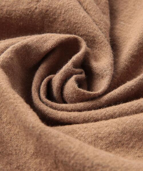 coen(コーエン)の「ウィンターリネンフリルピンタックシャツ(シャツ/ブラウス・レディース・オフホワイト/ダークグレー/モカ・L/M)」の20枚目の写真