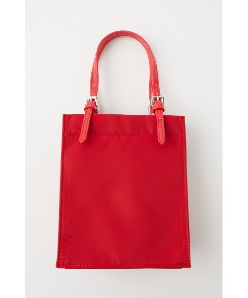 MOUSSY（マウジー）の「BELTED HANDLE MINI TOTE バッグ（ショルダーバッグ・レディース・レッド/ベージュ系その他/ブラック・FREE）」の18枚目の写真