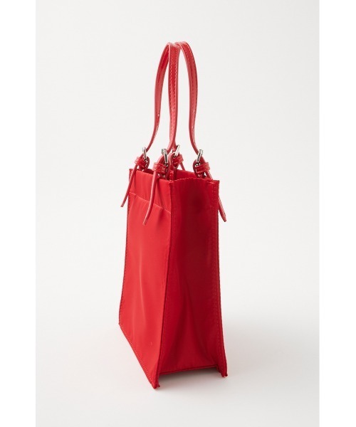 MOUSSY（マウジー）の「BELTED HANDLE MINI TOTE バッグ（ショルダーバッグ・レディース・レッド/ベージュ系その他/ブラック・FREE）」の19枚目の写真