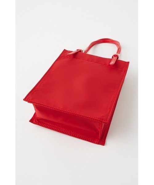 MOUSSY（マウジー）の「BELTED HANDLE MINI TOTE バッグ（ショルダーバッグ・レディース・レッド/ベージュ系その他/ブラック・FREE）」の20枚目の写真