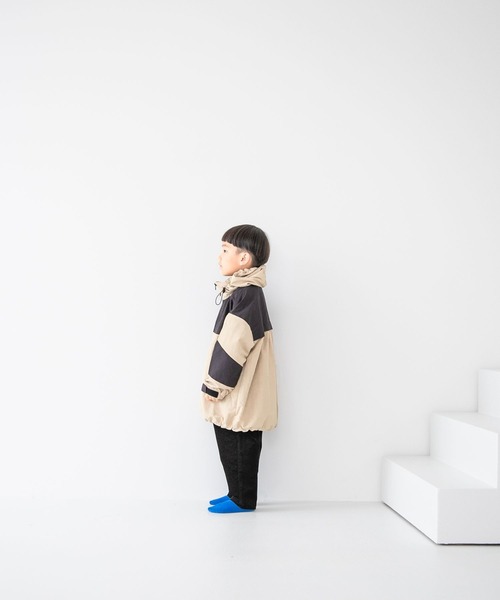 LOWRYS FARM(ローリーズファーム)の「マウンテンパーカー 352320(マウンテンパーカー・キッズ・ブラック/ベージュ・110cm/130cm/150cm)」の21枚目の写真