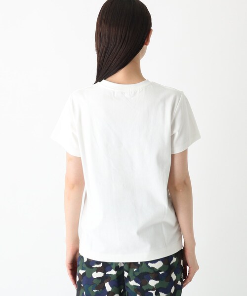 OPAQUE.CLIP(オペークドットクリップ)の「◆メッセージプリントTシャツ【WEB限定サイズ】(Tシャツ/カットソー・レディース・ブラック/オフホワイト/イエロー・40/38/42)」の6枚目の写真
